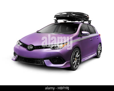 Small city car isolated on white background Stock Photo Alamy