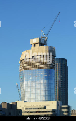 The Vase. 1 Blackfriars or One Blackfriars (informally known as The Vase) is a mixed-use development under construction in London, UK Stock Photo