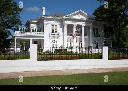 Residence of governor of the state of Alabama. Mansion in Montgomery, Al. Stock Photo