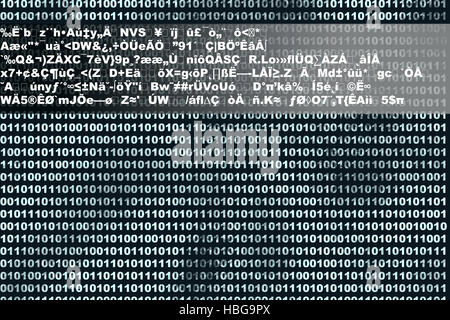 Binary Background Stock Photo