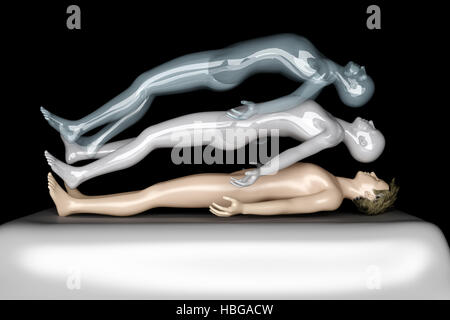 Astral Projection Stock Photo