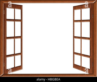open window isolation Stock Photo - Alamy