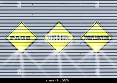 Background metal wall Stock Photo