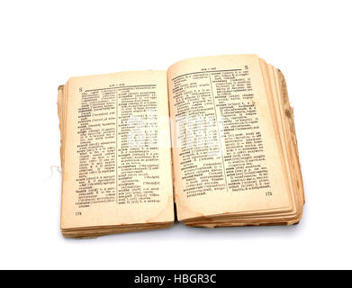 The old book - the dictionary Stock Photo