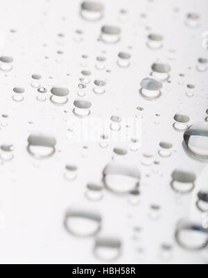 Water droplets on CD Stock Photo