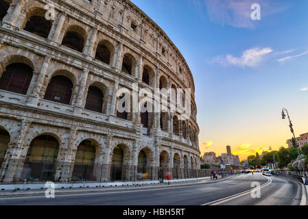 Sunset at Colosseum, Rome, Italy