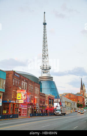 Downtown Nashville cityscape in the morning Stock Photo