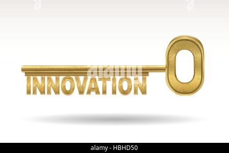 solutions - golden key isolated on white background Stock Vector Image ...