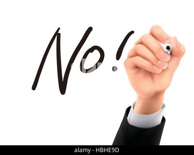 No word written by hand on a transparent board Stock Vector