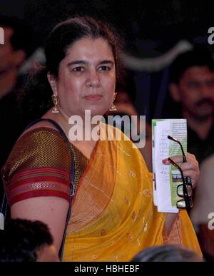 Bollywood actor Aamir Khan's ex-wife Reena Dutta during The Satyamev Jayate Water Cup Awards 2016 Mumbai Stock Photo