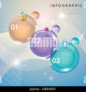 modern vector abstract pie chart infographic elements Stock Vector