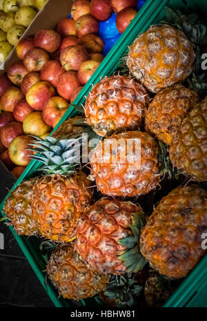Tasty pineapples Stock Photo