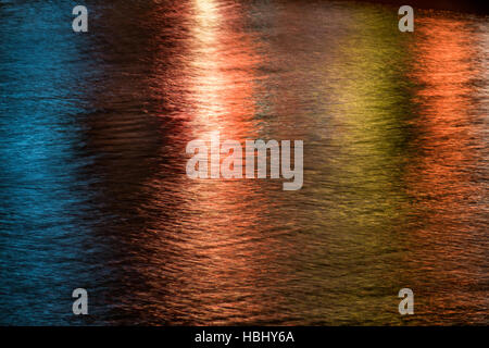 Abstract lights and water pattern Stock Photo