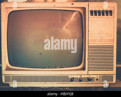 Vintage tv Stock Photo