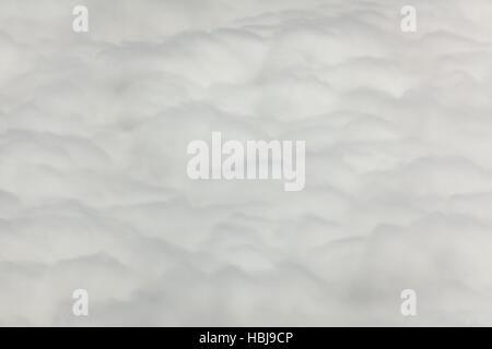 Dense clouds seen from above Stock Photo