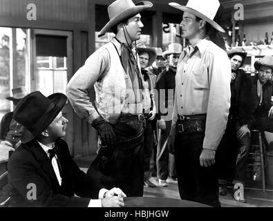 BORN TO THE WEST [aka HELL TOWN], John Wayne, Marsha Hunt, 1937 Stock ...