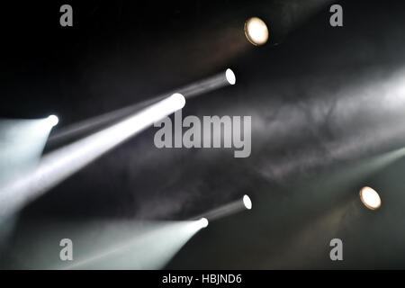 Professional stage lights during entertainment event Stock Photo