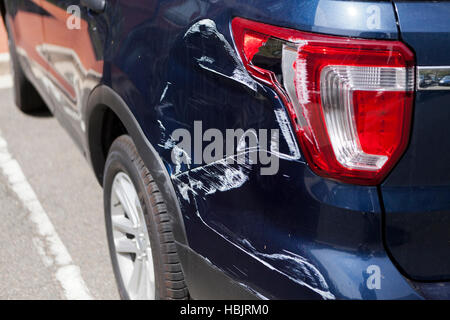 Car accident damage on rear end - USA Stock Photo: 80756856 - Alamy