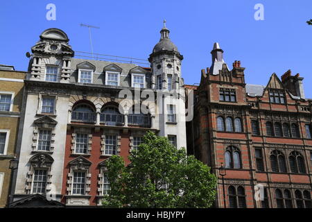 Grand Victorian mansions Stock Photo