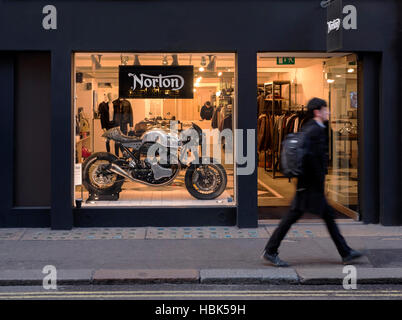 Norton Shop in Beak St London UK Stock Photo