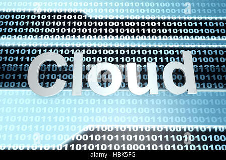 Data in the Cloud Stock Photo
