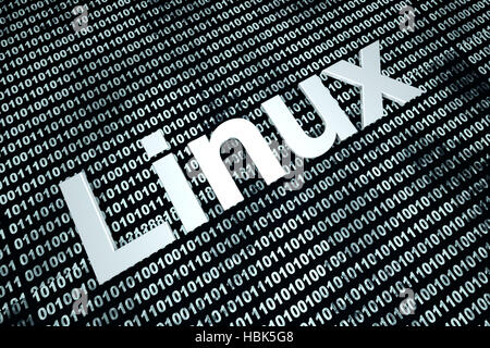 Linux code Stock Photo