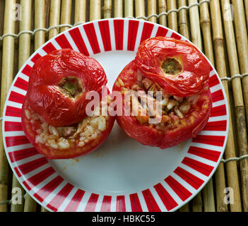 Middle East   tomato stuffed Stock Photo