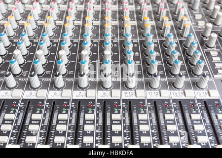 sound mixe,mixing console Stock Photo
