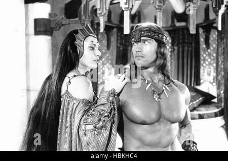 CONAN THE DESTROYER, Arnold Schwarzenegger (left), 1984, © Universal ...