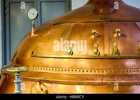 Distillery tanks brewery Stock Photo