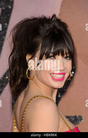 Daisy Lowe attending The Fashion Awards 2016 at the Royal Albert Hall, London. PRESS ASSOCIATION Photo. Picture date: Tuesday December 6th, 2016. Photo credit should read: Matt Crossick/PA Wire. Stock Photo