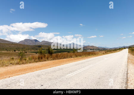 Road Lines Leading to NoWhere Stock Photo
