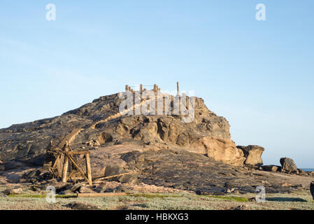 Dias Cross on top of hill Stock Photo