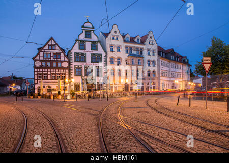 Fachwerk houses in Erfurt, Germany Stock Photo