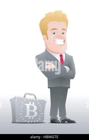 Successful Businessman Stock Vector