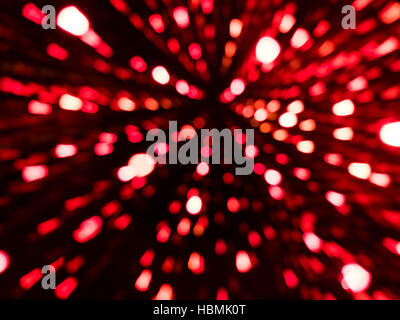Red light trails Stock Photo