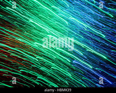 Abstract light trails Stock Photo