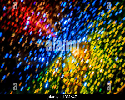 Abstract colorful lights bokeh Stock Photo