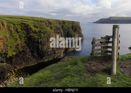 Unst Rocks East Coast of Unst Island, Shetland, Scotland, United Kingdom, Europe ...