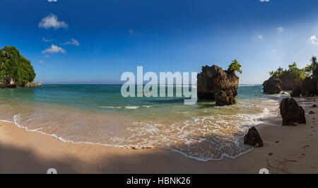 Padang Padang Beach - Bali Indonesia Stock Photo