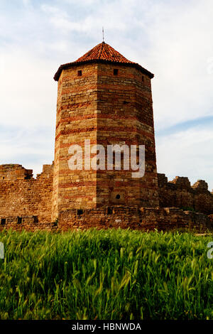 Old fortress in town Bilhorod-Dnistrovski Stock Photo