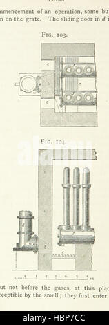 Image taken from page 568 of 'A practical Treatise on Metallurgy, adapted from the last German edition of Professor K.'s Metallurgy, by W. Crookes and E. Röhrig ... Illustrated, etc' Image taken from page 568 of 'A practical Treatise on Stock Photo