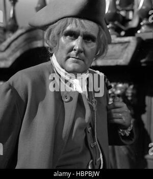 Peter Vaughan as Long John Silver in a new nine-part television serialisation of 'Treasure Island', set to appear on BBC One. Stock Photo