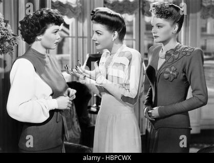 THE DOUGHGIRLS, from left, Jane Wyman, Alexis Smith, John Ridgely, Eve ...