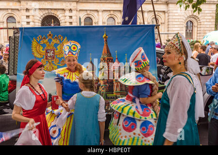 Australia Day City Adelaide - Parade! Stock Photo