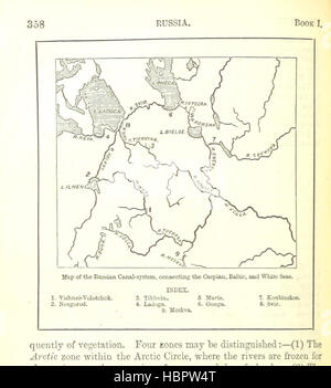 Image taken from page 374 of 'The Student's Manual of Modern Geography. Mathematical, physical, and descriptive' Image taken from page 374 of 'The Student's Manual of Stock Photo