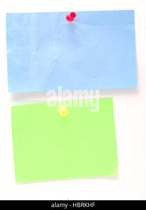 paper notes Stock Photo