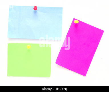 paper notes Stock Photo