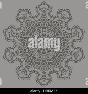 Grey Ornamental Seamless Line Pattern Stock Vector