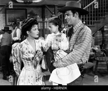 FRONTIER GAL, from left, Yvonne De Carlo, Rod Cameron, 1945 Stock Photo ...